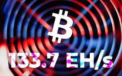 Bitcoin (BTC) Hash Rate Spikes to New All-Time High of 133.7 EH/s